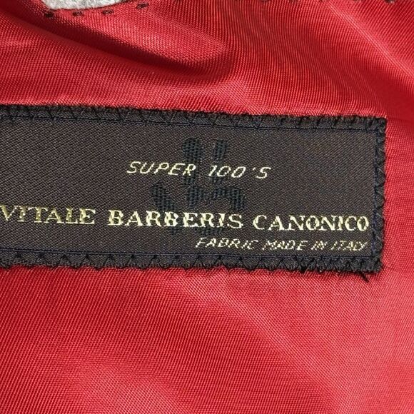 STUNNING Vitale Barberis Canonico 44 Blazer Wool Custom for Alec Ogletree READ - Picture 13 of 16